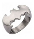 ANILLO METALICO CON LA SILUETA DE BATMAN N°9