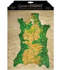 SET DE MAGNETOS MAPA DE WESTEROS Y MARCADORES JUEGO DE TRONOS