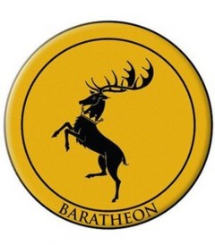 PARCHE BORDADO BARATHEON JUEGO DE TRONOS