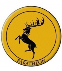 PARCHE BORDADO BARATHEON JUEGO DE TRONOS