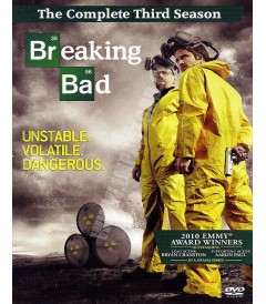DVD - BREAKING BAD - 3° TEMPORADA COMPLETA - USADA
