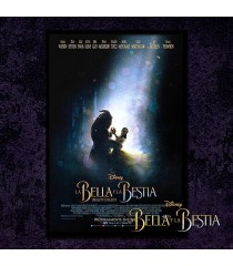 PÓSTER LA BELLA Y LA BESTIA (VERSIÓN 2) (ENMARCADO)