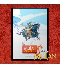 PÓSTER MULAN (PIEZA ÚNICA DE COLECCIÓN) (ENMARCADO)