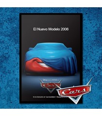 PÓSTER CARS (ENMARCADO)