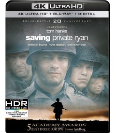 4K UHD - RESCATANDO AL SOLDADO RYAN (EDICIÓN CONMEMORATIVA 20° ANIVERSARIO) 