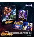 4K UHD - LOS VENGADORES (INFINITY WAR) (EDICIÓN EXCLUSIVA TARGET) (INCLUYE LIBRO) (MCU)