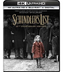 4K UHD - LA LISTA DE SCHINDLER (EDICIÓN 25° ANIVERSARIO)