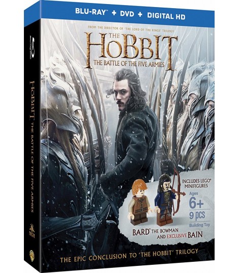 EL HOBBIT LA BATALLA DE LOS CINCO EJERCITOS EDICION EXCLUSIVA TARGET INCLUYE FIGURAS LEGO