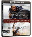 4K UHD - GLADIADOR / CORAZON VALIENTE (2 MOVIE COLLECTION)