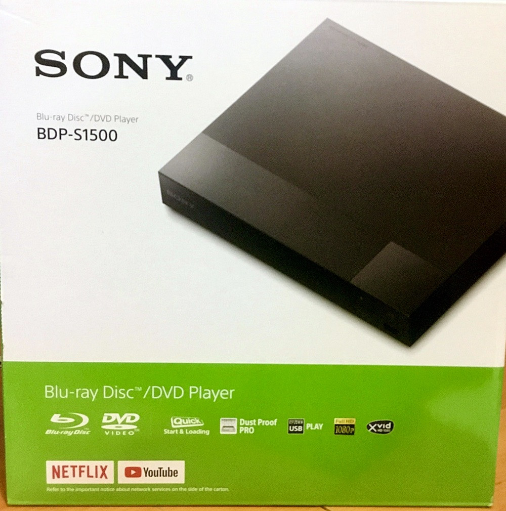 REPRODUCTOR BLU-RAY SONY BDP-S1500