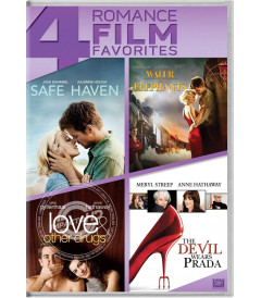 DVD - 4 PELÍCULAS FAVORITAS DE ROMANCE - USADA