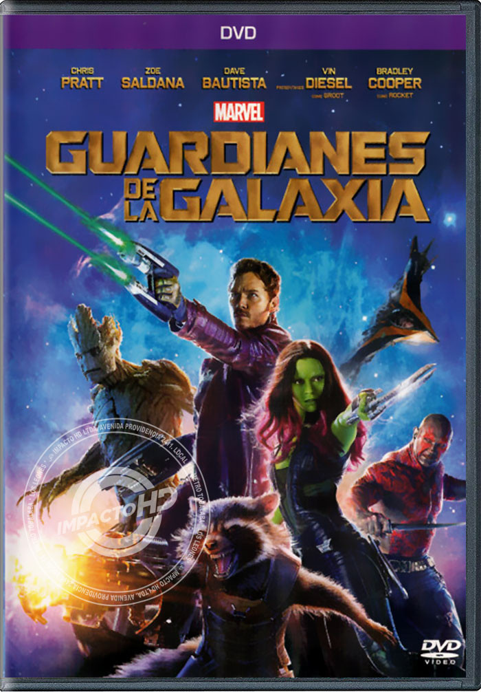 DVD - GUARDIANES DE LA GALAXIA (MCU) (*) - USADA