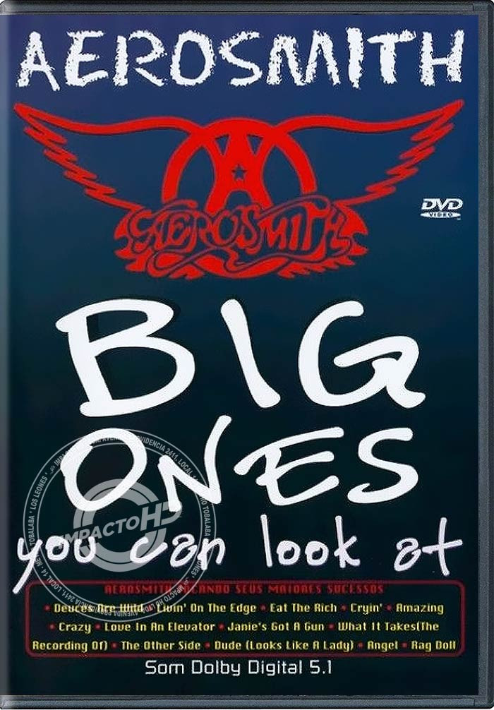 DVD - AEROSMITH (BIG ONES YOU CAN LOOK AT) - USADA