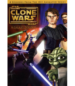 DVD - STAR WARS (THE CLONE WARS) (UNA GALAXIA DIVIDIDA) - USADA