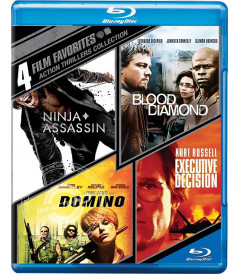NINJA ASESINO / DIAMANTE DE SANGRE / DOMINO / MOMENTO CRÍTICO - USADA Blu-ray