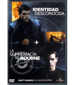 DVD - IDENTIDAD DESCONOCIDA / LA SUPREMACÍA DE BOURNE - USADA