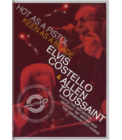 DVD - ELVIS COSTELLO & ALLEN TOUSSAINT (HOT AS A PISTOL, KEEN AS A BLADE) - USADA