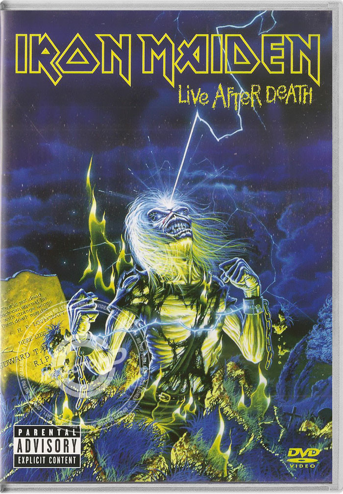 DVD - IRON MAIDEN (LIVE AFTER DEATH) - USADA