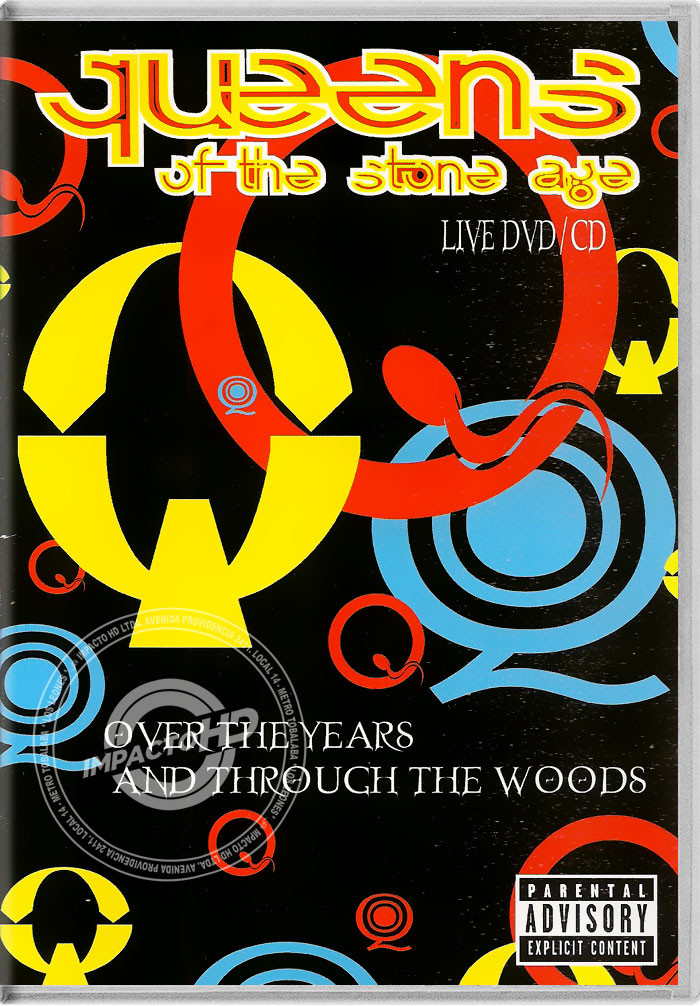 DVD - QUEENS OF THE STONE AGE (OVER THE YEARS AND THROUCH THE WOODS) - USADA