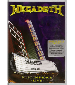 DVD - MEGADETH (RUST IN PEACE LIVE) - USADA