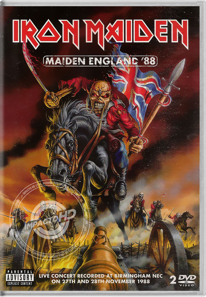 DVD - IRON MAIDEN (MAIDEN ENGLAND 88) - USADA