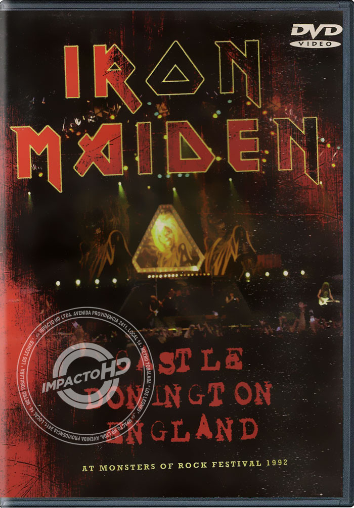 DVD - IRON MAIDEN (CASTLE DONINGTON 1992) - USADA
