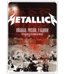 DVD - METALLICA (ORGULLO, PASIÓN, Y GLORIA) - USADA (4 DISCOS)