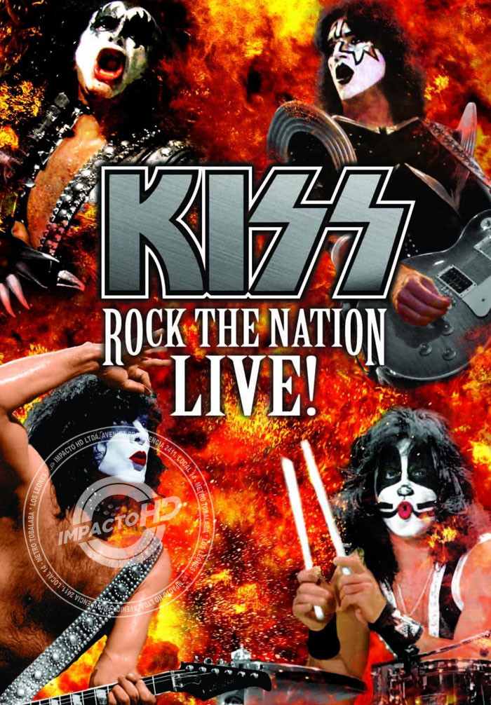DVD - KISS (ROCK THE NATION LIVE) - USADA