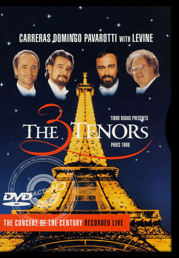 DVD - THE 3 TENORS (PARIS 1998) - USADA