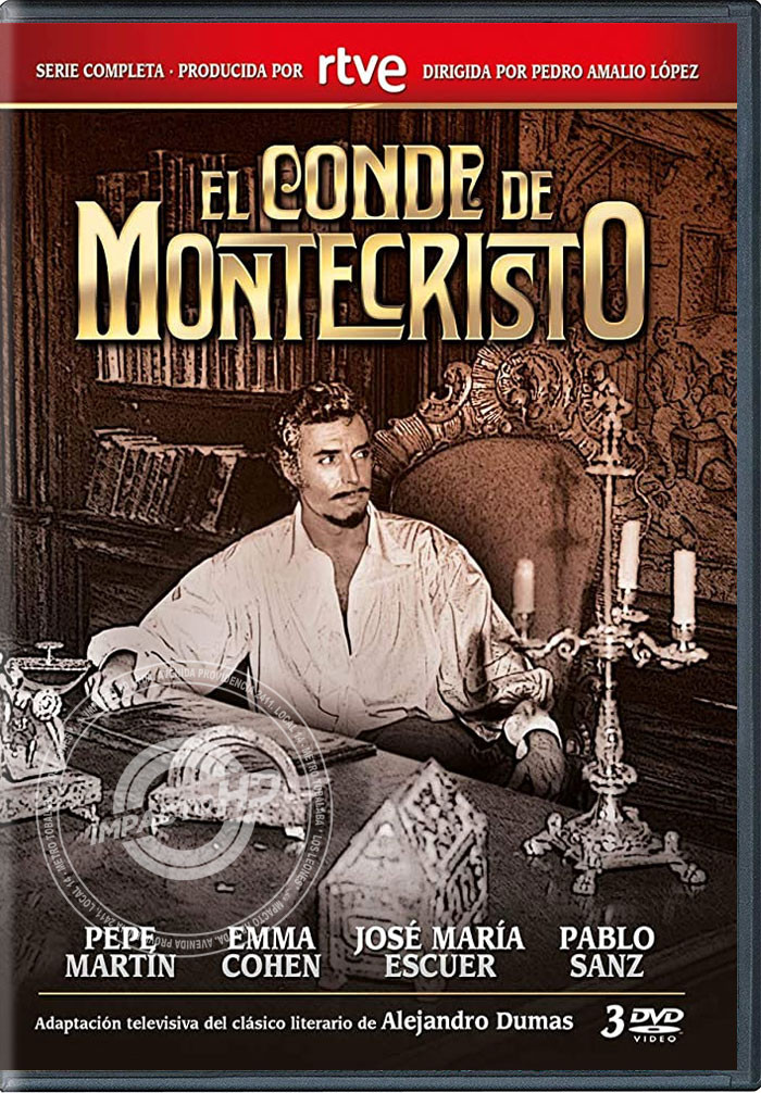 DVD - EL CONDE DE MONTECRISTO (LA SERIE COMPLETA)