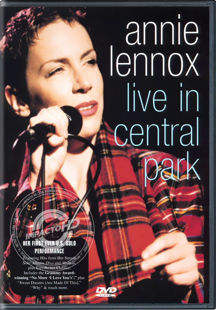 DVD - ANNIE LENNOX (LIVE IN CENTRAL PARK) - USADA