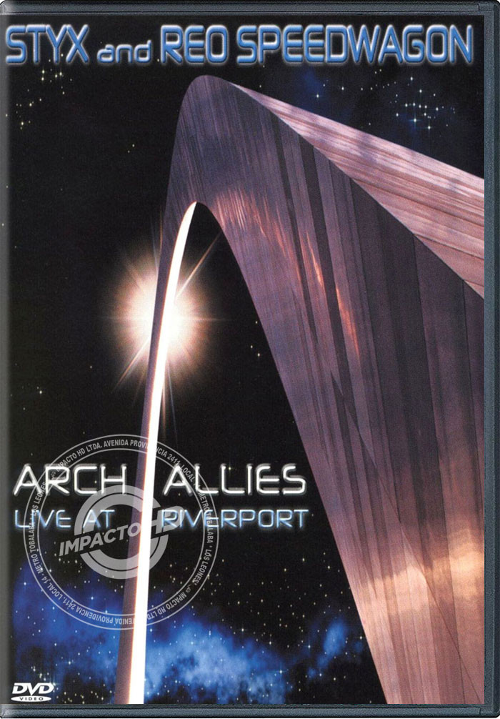 DVD - STYX AND REO SPEEDWAGON (ARCH ALLIES LIVE AT RIVERPORT) - USADA