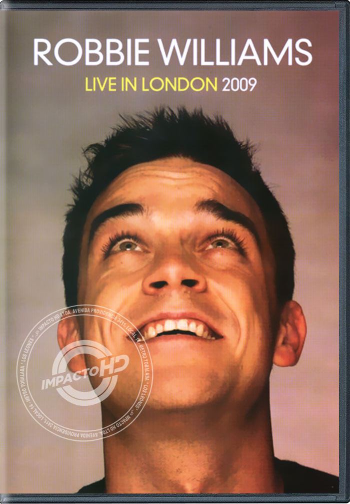 DVD - ROBBIE WILLIAMS (LIVE IN LONDON 2009) - USADA