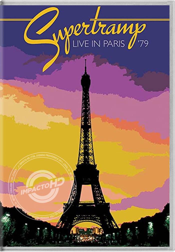 DVD - SUPERTRAMP (LIVE IN PARIS '79) - USADA