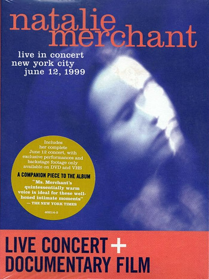 DVD - NATALIE MERCHANT (LIVE CONCIERTO + DOCUMENTAL) - USADA DESCATALOGADA