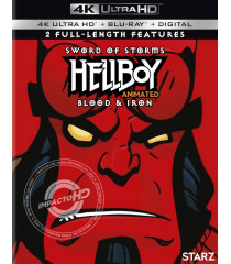 4K UHD - HELLBOY ANIMADO (LA ESPADA DEL PODER) / (SANGRE Y HIERRO)