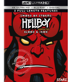 4K UHD - HELLBOY ANIMADO (LA ESPADA DEL PODER) / (SANGRE Y HIERRO) - USADA