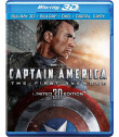 3D - CAPITÁN AMÉRICA (EL PRIMER VENGADOR) (MCU) - (CON SLIPCOVER)