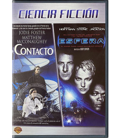 DVD - CONTACTO / ESFERA (PACK DOBLE DE FICCION)