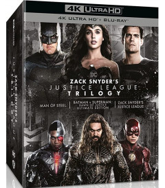 4K UHD - TRILOGÍA ZACK SNYDER (LIGA DE LA JUSTICIA) - PRE VENTA