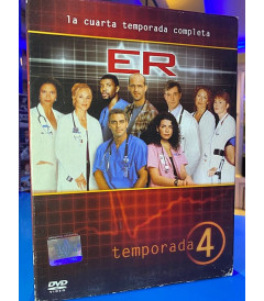 DVD - ER (SALA DE URGENCIAS) 4° TEMPORADA COMPLETA - USADA