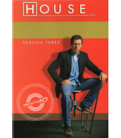 DVD - DR. HOUSE (3° TEMPORADA COMPLETA) - USADA