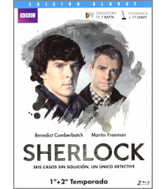 SHERLOCK (BBC) - 1°+2° TEMPORADA - Blu-ray