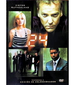 DVD - 24 (3° TEMPORADA COMPLETA) - USADO