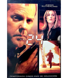 DVD - 24 (5° TEMPORADA COMPLETA) - USADO