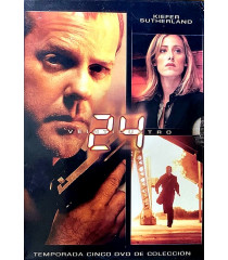 DVD - 24 (5° TEMPORADA COMPLETA) - USADO