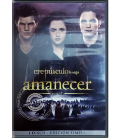 DVD - CREPÚSCULO (AMANECER PARTE 2) - USADO