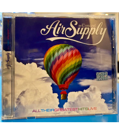 CD - AIR SUPPLY (ALL THEIR GREATEST HITS LIVE) - USADO