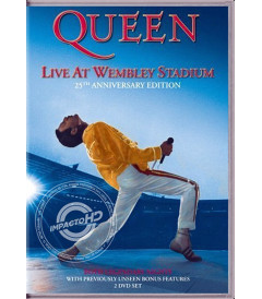DVD - QUEEN LIVE AT WEMBLEY THE DVD COLLECTION - USADO