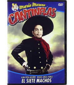 DVD - EL SIETE MACHOS (CANTINFLAS) - USADO